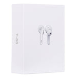 หูฟังสเตอริโอบลูทูธ T-88 TWS V5.0 พร้อมกล่องชาร์จแม่เหล็ก