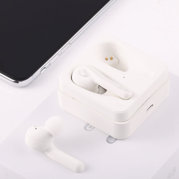 หูฟังสเตอริโอบลูทูธ T-88 TWS V5.0 พร้อมกล่องชาร์จแม่เหล็ก
