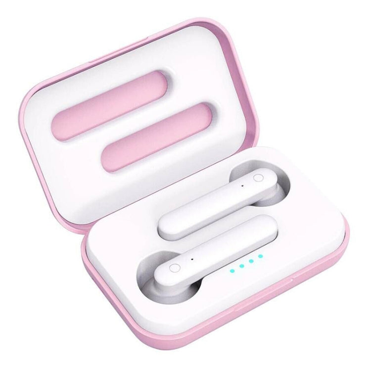 หูฟังไร้สาย X26 TWS Bluetooth 5.0 แบบสัมผัส พร้อมกล่องชาร์จแม่เหล็ก, รองรับผู้ช่วยเสียงและการโทร, สีชมพู, น้ำเงิน, ขาว