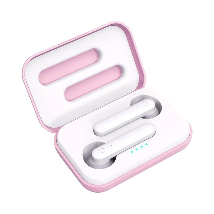 หูฟังไร้สาย X26 TWS Bluetooth 5.0 แบบสัมผัส พร้อมกล่องชาร์จแม่เหล็ก, รองรับผู้ช่วยเสียงและการโทร, สีชมพู, น้ำเงิน, ขาว