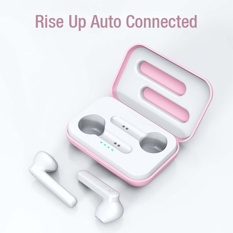 หูฟังไร้สาย X26 TWS Bluetooth 5.0 แบบสัมผัส พร้อมกล่องชาร์จแม่เหล็ก, รองรับผู้ช่วยเสียงและการโทร, สีชมพู, น้ำเงิน, ขาว