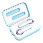 หูฟังไร้สาย X26 TWS Bluetooth 5.0 แบบสัมผัส พร้อมกล่องชาร์จแม่เหล็ก, รองรับผู้ช่วยเสียงและการโทร, สีชมพู, น้ำเงิน, ขาว