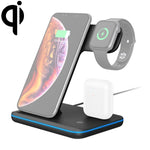 Z5 ชาร์จไร้สายแม่เหล็กตั้งตรง Qi สำหรับโทรศัพท์มือถือ, Apple Watch และ AirPods / Xiaomi Redmi AirDots พร้อมไฟวงแหวนสัมผัส, Z5