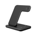 Z5 ชาร์จไร้สายแม่เหล็กตั้งตรง Qi สำหรับโทรศัพท์มือถือ, Apple Watch และ AirPods / Xiaomi Redmi AirDots พร้อมไฟวงแหวนสัมผัส, Z5