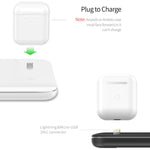 Z5 ชาร์จไร้สายแม่เหล็กตั้งตรง Qi สำหรับโทรศัพท์มือถือ, Apple Watch และ AirPods / Xiaomi Redmi AirDots พร้อมไฟวงแหวนสัมผัส, Z5