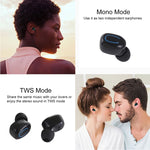 TI8S TWS หูฟังสเตอริโอไร้สาย Bluetooth 5.0 สวยงาม พร้อมกล่องชาร์จ