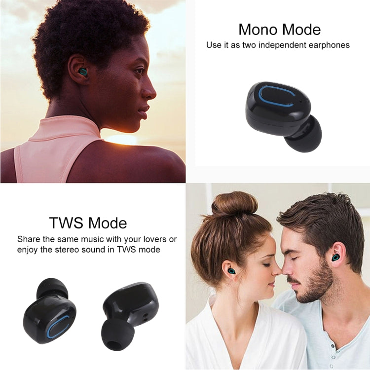 TI8S TWS หูฟังสเตอริโอไร้สาย Bluetooth 5.0 สวยงาม พร้อมกล่องชาร์จ
