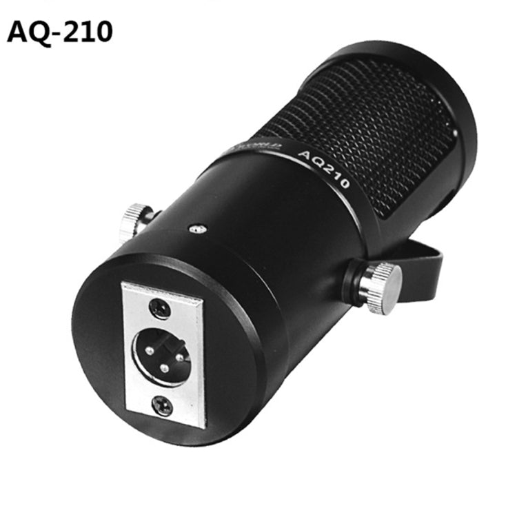 ไมโครโฟนคอนเดนเซอร์บันทึกเสียงสด K Song รุ่น AQ-210