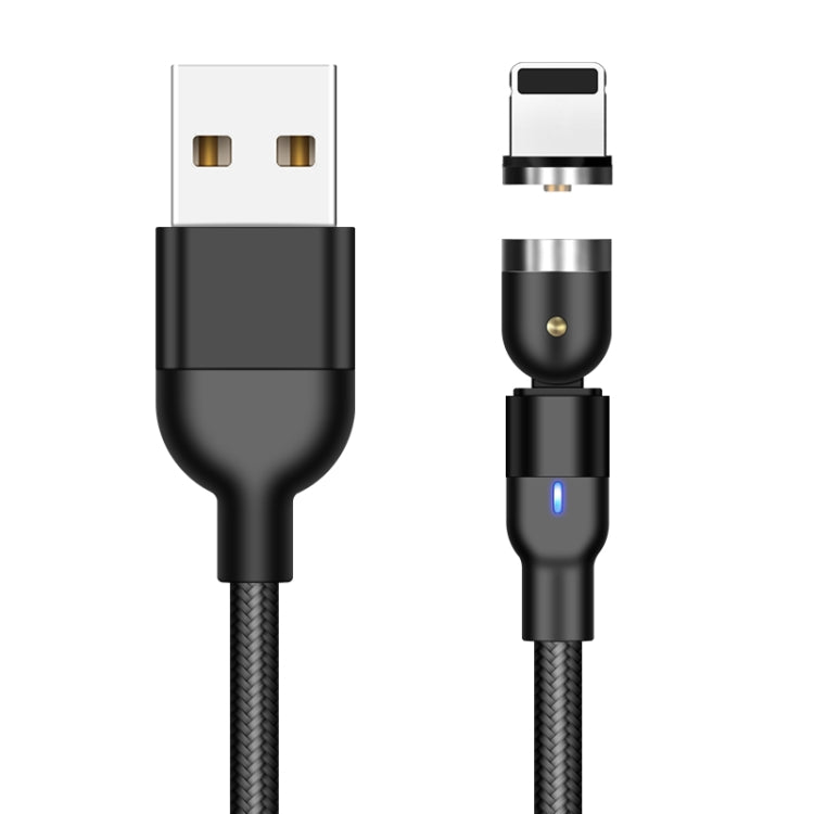 สายชาร์จแม่เหล็กถักไนลอน USB เป็น 8 Pin ความยาว 2 เมตร 2A Output