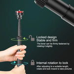 Aluminum Alloy Mobile Phone Bluetooth Selfie Stick Live Floor Tripod Bracket, Height: 1.5m, Height: 1.5m