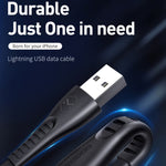 Mcdodo CA-6361 สาย LED USB ซีรีส์ Flying Fish 8 Pin, ความยาว: 1.2m