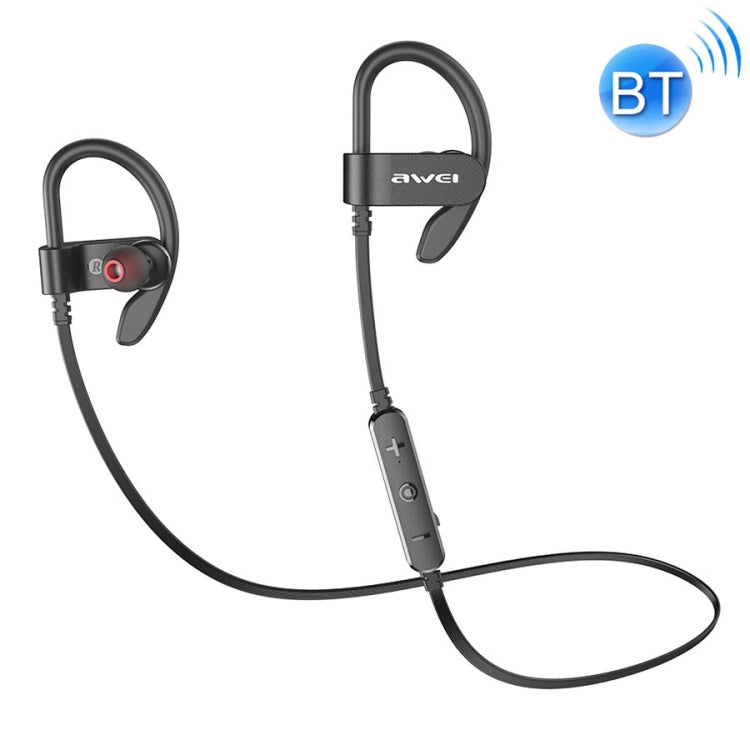 awei WT50 หูฟังบลูทูธไร้สายกันน้ำ IPX4 แบบคล้องหูพร้อมไมโครโฟน, WT50