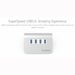 อะแดปเตอร์ HUB ORICO M3H4-V1 อลูมิเนียมอัลลอย 4 พอร์ต USB 3.0 รุ่น M3H4-V1