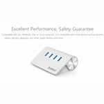 อะแดปเตอร์ HUB ORICO M3H4-V1 อลูมิเนียมอัลลอย 4 พอร์ต USB 3.0 รุ่น M3H4-V1