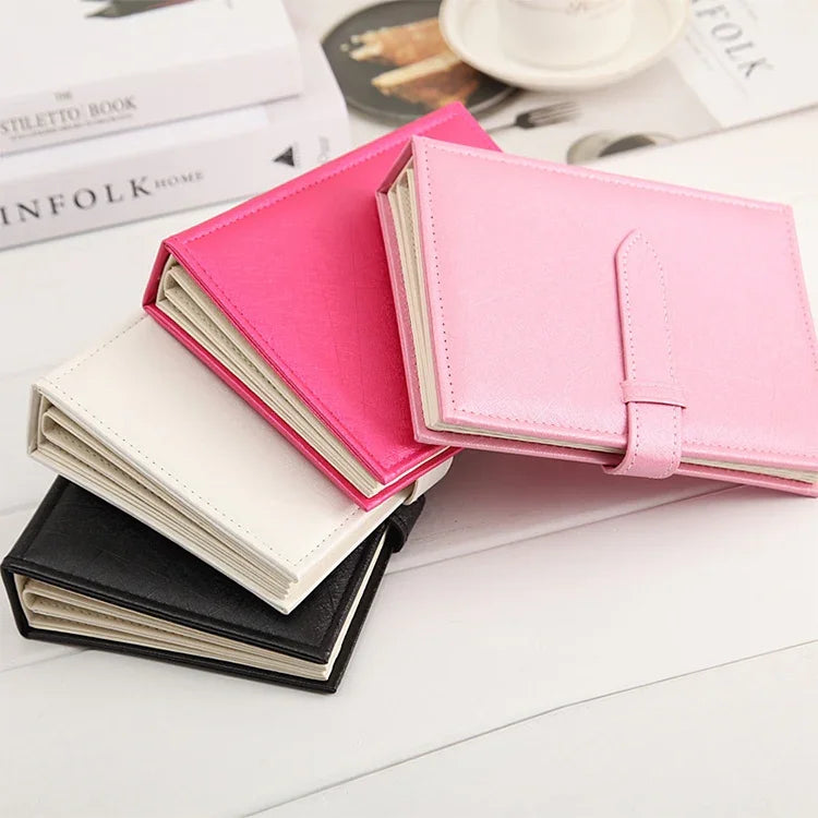 ชั้นวางแสดงต่างหูแบบพกพารูปหนังสือ กล่องเก็บเครื่องประดับ