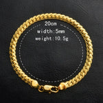 เครื่องประดับแฟชั่นร้อนแรง กำไลทองคำเหลือง 18k แบบเรียบง่าย (สีทอง)
