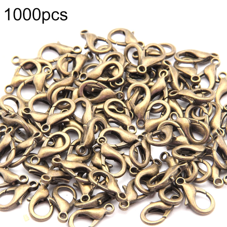 อุปกรณ์เครื่องประดับ DIY ก้ามปูโลหะผสมคุณภาพสูง 12 มม. 1000 ชิ้น
