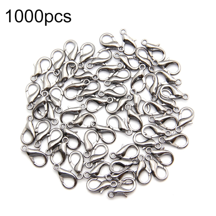 อุปกรณ์เครื่องประดับ DIY ก้ามปูโลหะผสมคุณภาพสูง 12 มม. 1000 ชิ้น