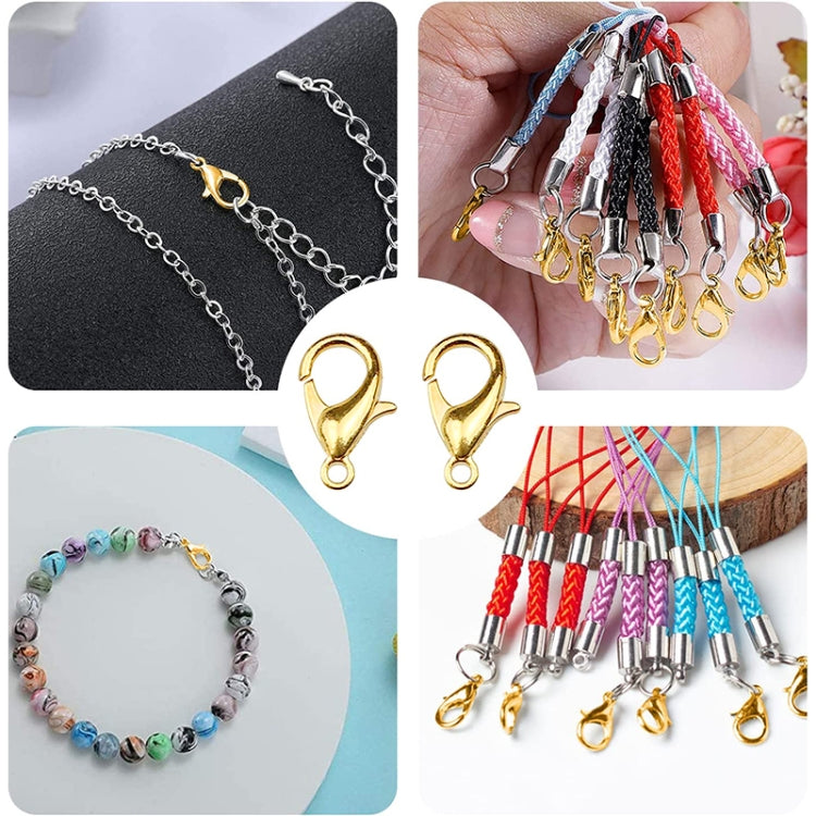 อุปกรณ์เครื่องประดับ DIY ก้ามปูโลหะผสมคุณภาพสูง 12 มม. 1000 ชิ้น