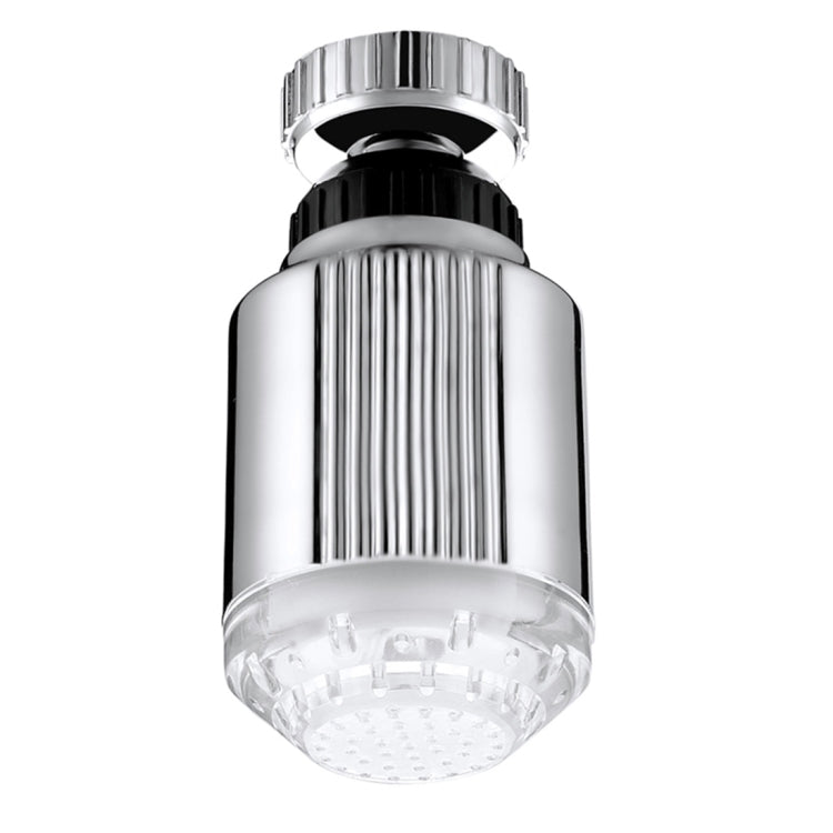 SDF-B5 ไฟก๊อกน้ำ LED RGB พร้อมเซ็นเซอร์อุณหภูมิ ABS 1 LED ขนาด: 75 x 37มม. อินเทอร์เฟซ: 22มม. (สีเงิน) SDF-B5