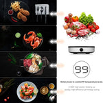 เตาแม่เหล็กไฟฟ้า Xiaomi Mijia 2100W พร้อมหน้าจอ OLED และการเชื่อมต่อ NFC ควบคุมผ่านแอป, ปลั๊ก US, เตา 2 2100W