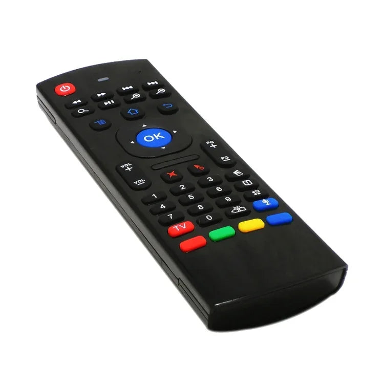 รีโมทคอนโทรลคีย์บอร์ดไร้สาย MX3-M Air Mouse 2.4G พร้อมไมโครโฟน สำหรับ Android TV Box / Mini PC, Air Mouse พร้อมไมค์