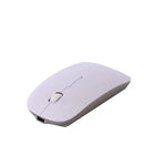 MC-008 เมาส์ไร้สาย Bluetooth 3.0 ชาร์จแบตเตอรี่ สำหรับแล็ปท็อปและโทรศัพท์มือถือระบบ Android, MC-008 (ขาว), MC-008 (ทอง)