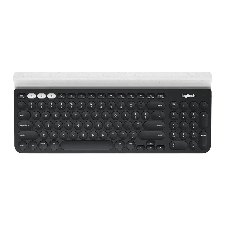 Logitech K780 คีย์บอร์ดไร้สาย Bluetooth + Unifying โหมดคู่ พร้อมขาตั้ง รองรับหลายอุปกรณ์