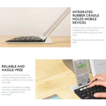 Logitech K780 คีย์บอร์ดไร้สาย Bluetooth + Unifying โหมดคู่ พร้อมขาตั้ง รองรับหลายอุปกรณ์
