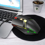 HXSJ S200 เมาส์เกมมิ่งมีสาย USB2.0 1600dpi ปรับได้ 4 ปุ่ม ไฟสีสันสดใส ความยาวสาย: 1.5m