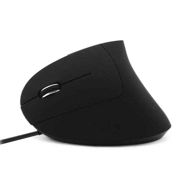 เมาส์แนวตั้งแบบมีสาย 2.4GHz แบบสามปุ่มสำหรับมือซ้าย รุ่นมีสาย CM0093, ความละเอียด: 1000DPI / 1200DPI / 1600DPI, ความยาวสาย: 1.7m, รุ่นมีสาย