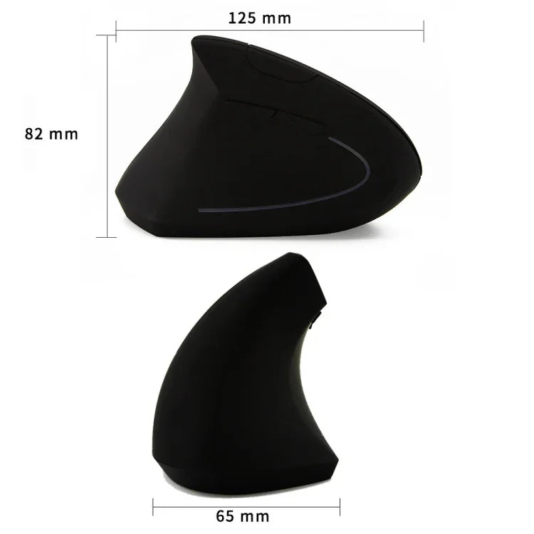 เมาส์แนวตั้งแบบมีสาย 2.4GHz แบบสามปุ่มสำหรับมือซ้าย รุ่นมีสาย CM0093, ความละเอียด: 1000DPI / 1200DPI / 1600DPI, ความยาวสาย: 1.7m, รุ่นมีสาย