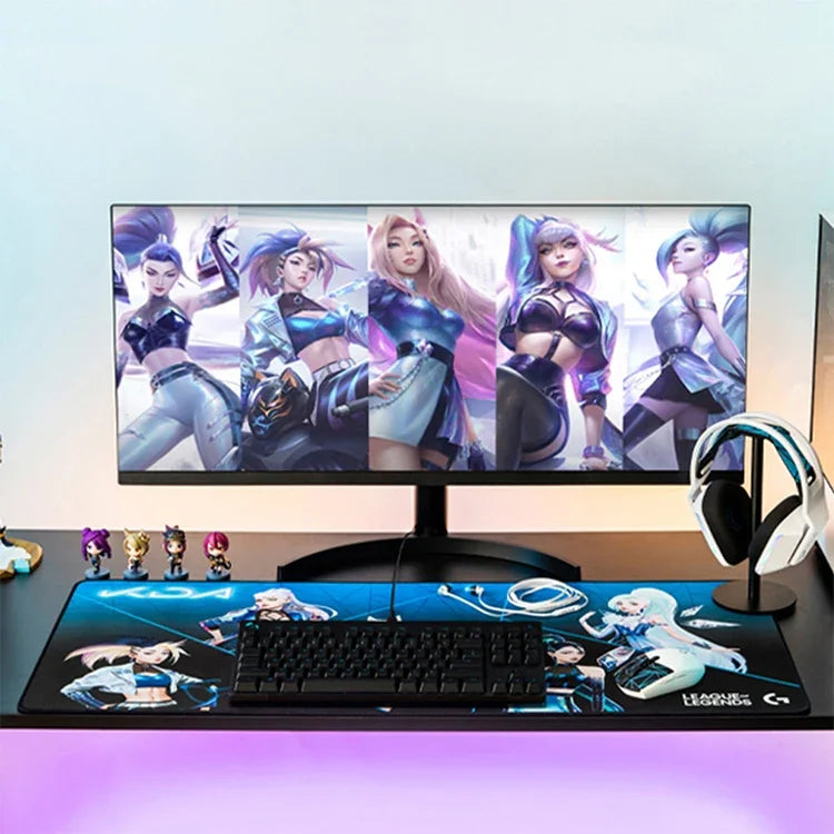 แผ่นรองเมาส์และคีย์บอร์ดเกมมิ่ง Logitech G840 KDA ขนาด: 900x400x3mm