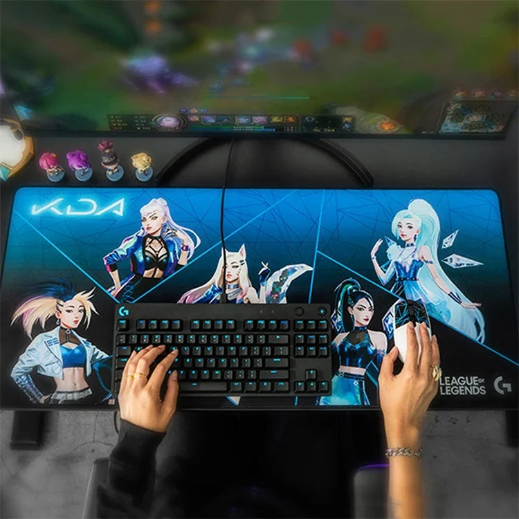 แผ่นรองเมาส์และคีย์บอร์ดเกมมิ่ง Logitech G840 KDA ขนาด: 900x400x3mm