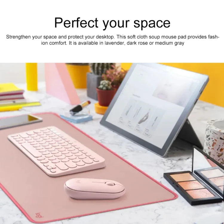 แผ่นรองคีย์บอร์ดและเมาส์ Logitech
