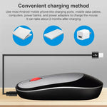 ZGB 360 เมาส์มินิไร้สายชาร์จได้ 2.4G สำหรับคอมพิวเตอร์และแล็ปท็อป 1000dpi