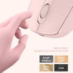เมาส์ไร้สายชาร์จได้ 4 ปุ่ม 1600 DPI 2.4GHz รุ่น M107, 2.4GHz ชาร์จได้