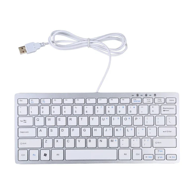 คีย์บอร์ดมีสาย USB บางพิเศษ 78 ปุ่ม รุ่น 450