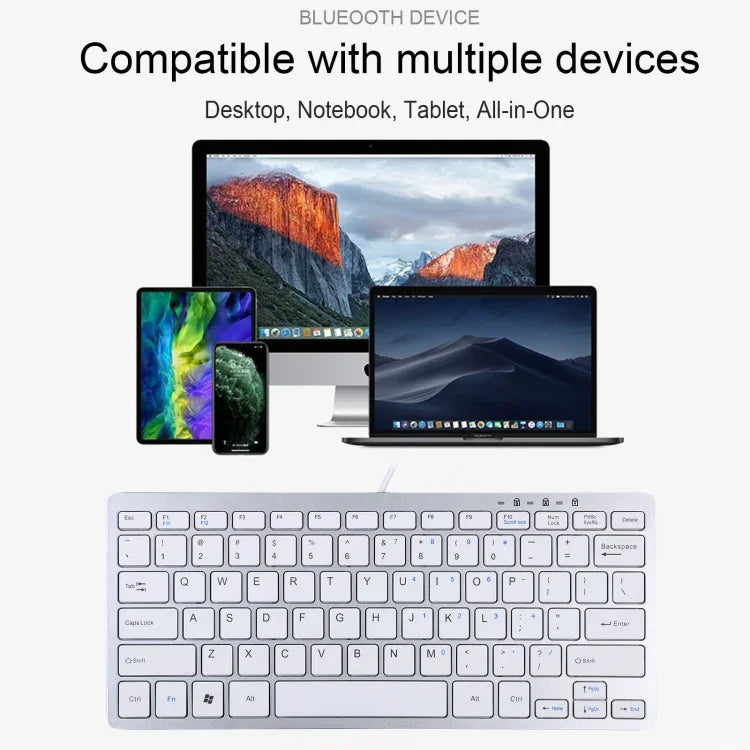 คีย์บอร์ดมีสาย USB บางพิเศษ 78 ปุ่ม รุ่น 450