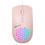 เมาส์มีสาย RGB รูปแบบกลวง อินเทอร์เฟซ Type-C รุ่น MKESPN SXS-838