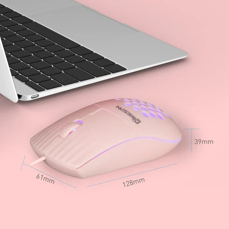 เมาส์มีสาย RGB รูปแบบกลวง อินเทอร์เฟซ Type-C รุ่น MKESPN SXS-838