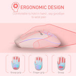 MKESPN SXS-838 USB Interface RGB Hollow Wired Mouse, USB