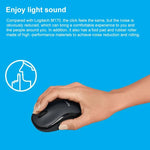 เมาส์ไร้สาย Logitech M220 1200DPI 2.4GHz แบบยศาสตร์