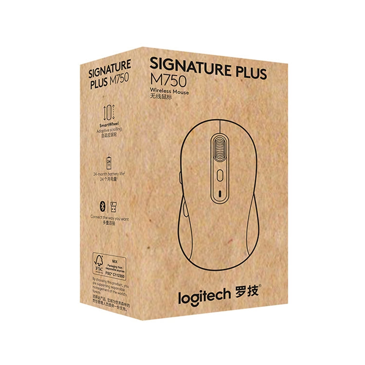 เมาส์ไร้สาย Bluetooth สองโหมด Logitech M750 2000DPI 2.4GHz, M750