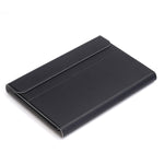 A0M5 คีย์บอร์ดบลูทูธถอดได้ + เคสแท็บเล็ตหนังแบบพับแนวนอนบางเฉียบสำหรับ Huawei MediaPad M5 & Honor Tab 5 8 นิ้ว, พร้อมที่จับ
