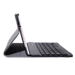 A0M5 คีย์บอร์ดบลูทูธถอดได้ + เคสแท็บเล็ตหนังแบบพับแนวนอนบางเฉียบสำหรับ Huawei MediaPad M5 & Honor Tab 5 8 นิ้ว, พร้อมที่จับ