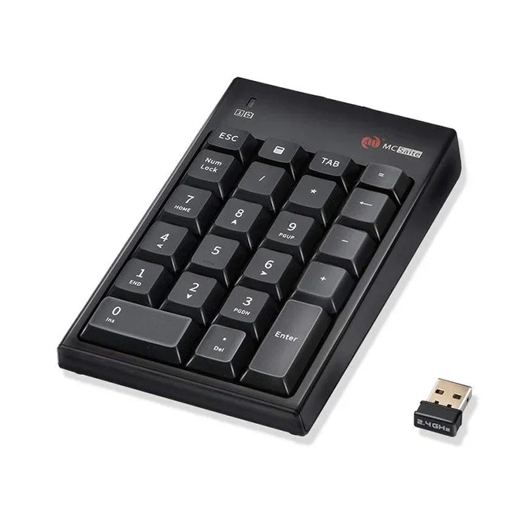 MC Saite MC-61AG คีย์บอร์ดตัวเลขไร้สาย 2.4G 22 ปุ่ม