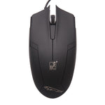 Chasing Leopard 119 เมาส์เกมออปติคอล USB แบบมีสาย ความยาวสาย: 1.45 ม., 119 สีดำ, 119 สีดำเจ็ท, 119 สีขาว
