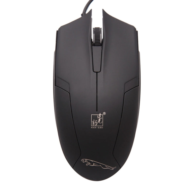 Chasing Leopard 119 เมาส์เกมออปติคอล USB แบบมีสาย ความยาวสาย: 1.45 ม., 119 สีดำ, 119 สีดำเจ็ท, 119 สีขาว