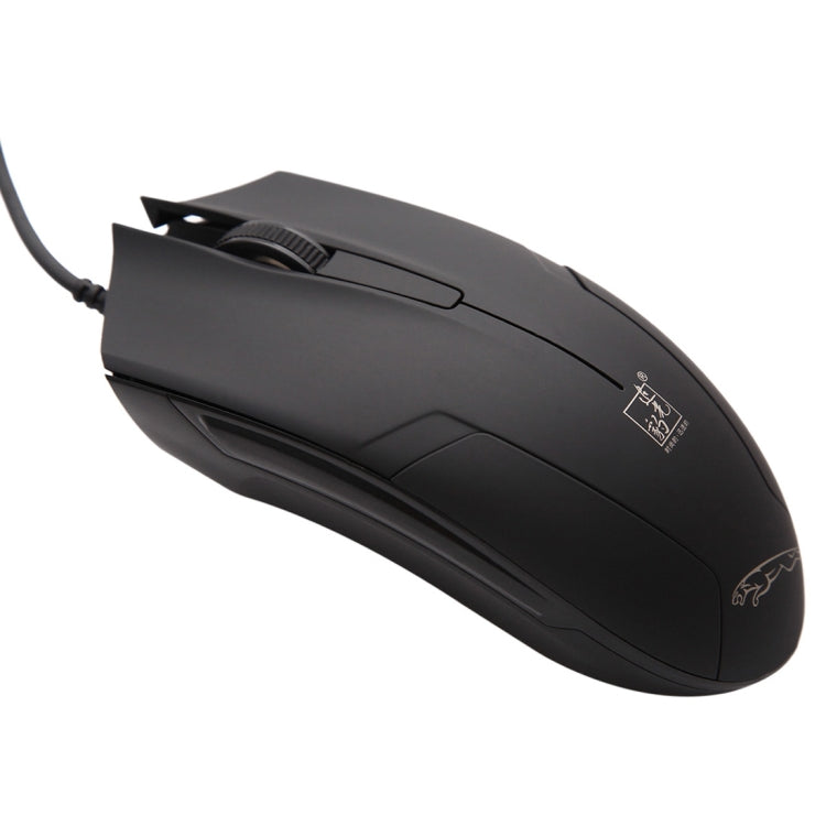 Chasing Leopard 119 เมาส์เกมออปติคอล USB แบบมีสาย ความยาวสาย: 1.45 ม., 119 สีดำ, 119 สีดำเจ็ท, 119 สีขาว